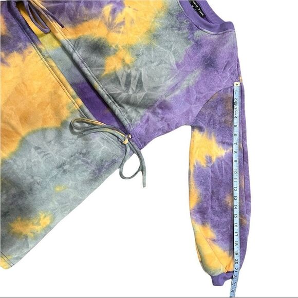 Hyfve Call Me Tie Dye Cutout Sweatshirt Dress - Picture 15 of 16